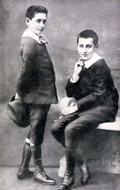 Muotokuva Robert ja Marcel Proustista, n.d. v. 1885. tekijältä Unknown artist
