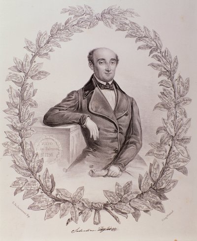 Salvatore Taglionin muotokuva (kaiverrus tekijältä Unknown artist