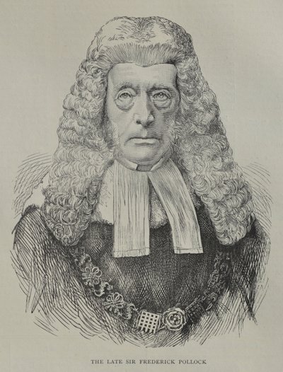 Sir Frederick Pollockin muotokuva tekijältä Unknown artist