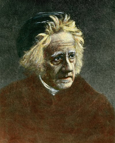 Brittiläisen tähtitieteilijän Sir John Herschelin (1792 - 1871) muotokuva. tekijältä Unknown artist