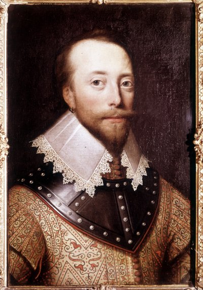 Sir Martin Frobisherin (1535-1594), englantilaisen navigaattorin muotokuva. tekijältä Unknown artist