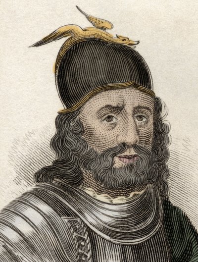 Sir William Wallacen (Braveheart) (n. 1270-1305), skotlantilaisen ritarin muotokuva. Kaiverrus 1800-luvulta. tekijältä Unknown artist
