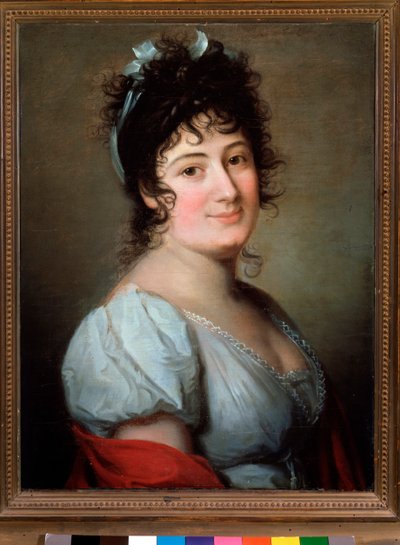 Muotokuva Teresa Bertinotti Radicatin (1776-1854) italialaisen laulajan Anonymous maalaus. 1800-luvulla. Bologna, kansalaisbibliografinen museo tekijältä Unknown artist