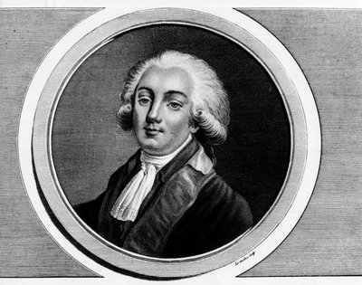 Trophy-Gerardin, Earl of Lallyn, Tollendalin paronin, sitten Lally-Tollendalin markiisi, joka tunnettiin paremmin nimellä Gerard de Lally Tollendal (1751-1830), muotokuva vuoden 1789 yleisvaltioissa. Kaiverrus "" Täydellinen kokoelma historiallisia maalauk tekijältä Unknown artist