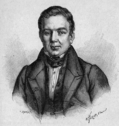 Villemainin muotokuva, ranskalainen professori ja poliitikko (1790 - 1870) tekijältä Unknown artist