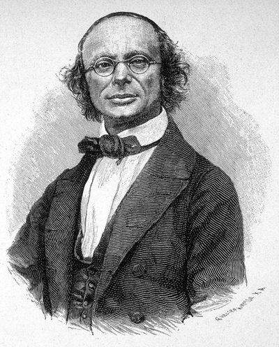 Muotokuva Wilhelm Weberistä (1804 - 1891), saksalainen fyysikko. tekijältä Unknown artist