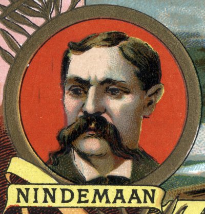 Muotokuva William F.C. Nindemann amerikkalainen pohjoisnavan tutkimusmatkailija. tekijältä Unknown artist