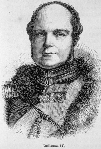 Vilhelm IV:n (1765 - 1837), Englannin ja Irlannin kuninkaan muotokuva tekijältä Unknown artist