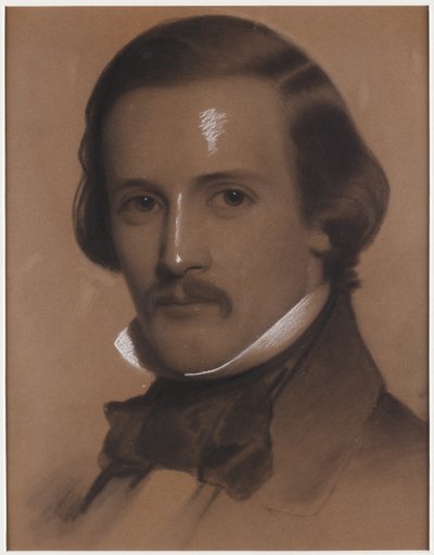 Porträt eines Gentlemans, um 1850 von Unknown Artist