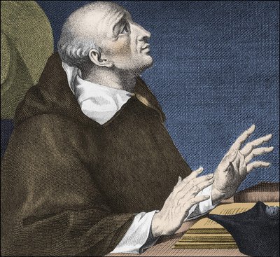 Juan de torquemadan muotokuva 1388-1466 espanjalainen kardinaali Dominikaanisen ritarikunnan jäsenestä 1400-luvulla. tekijältä Unknown artist