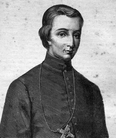 "" Siunatun Pierre-Louis-Marie Chanelin muotokuva, maristi, Oseanian ensimmäinen marttyyri (1803 - 1841) - elokuvassa "" Les Contemporains", n.d. 1800-luvun lopulla. tekijältä Unknown artist