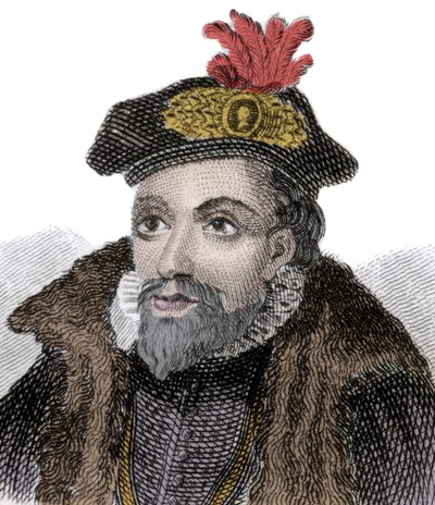 Northumberlandin herttuan John Dudleyn (1501-1553) muotokuva (John Dudley tekijältä Unknown artist