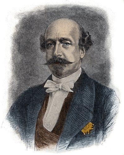 Muotokuva ranskalaisesta rahoittajasta ja poliitikosta Charles de Mornysta dit Comte de Mornysta (tai herttuasta) (1811-1865), Napoleon III:n velipuoli tekijältä Unknown artist