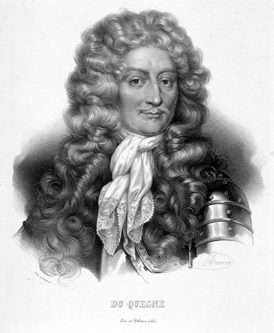 Marquis Abraham Duquesnen muotokuva, ranskalainen merimies (1610-1688) tekijältä Unknown artist