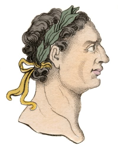 Rooman keisari Domitianuksen muotokuva (Titus Flavius Domitianus) (51-96 jKr.) tekijältä Unknown artist