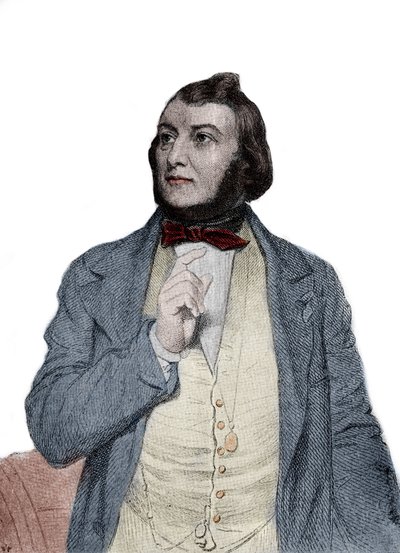 Runoilija Jacques Boen muotokuva, dit Jasmin (oksitaaniksi Jacme Boer dit Gensemin tai Jansemin) tekijältä Unknown artist