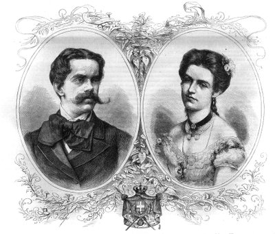 Prinssi Humbert I:n muotokuvia Italian prinssi (Umberto I tekijältä Unknown artist