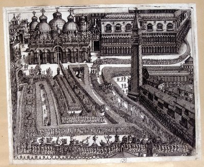 Kulkue Venetsiassa 1600-luvulla tekijältä Unknown artist