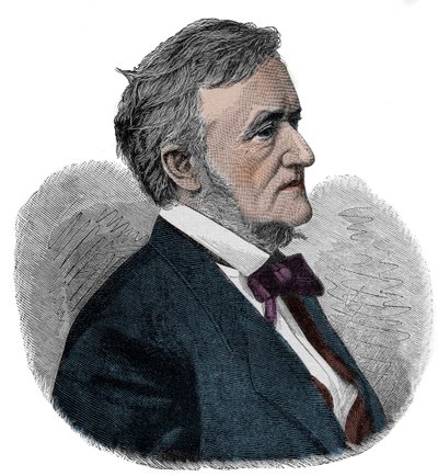 RICHARD WAGNER (1813-1883) Englantilainen säveltäjä - kaiverrus tekijältä Unknown artist