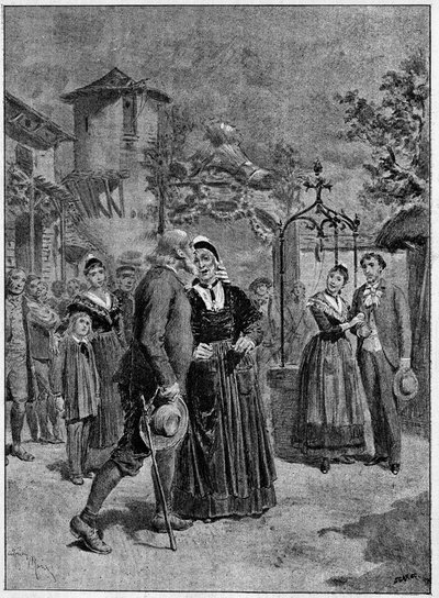 Melodraaman esitys Odeon-teatterissa Alphonse Daudetin (1840-1897) kolmessa näytöksessä ja viidessä maalauksessa "" L
