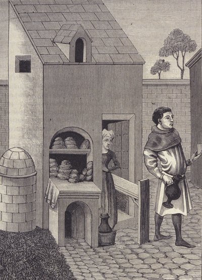 Leipurin esitys 1400-luvulla. tekijältä Unknown artist