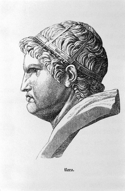 Rooman keisari Neron (37-68) esitys. tekijältä Unknown artist
