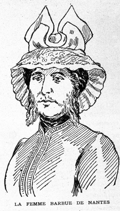 Nantesin parrakas nainen. tekijältä Unknown artist