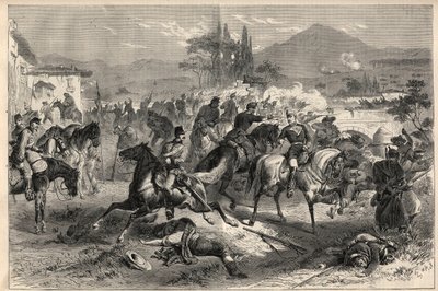 Syyskuun 1868 vallankumous Espanjassa (Gloriosa): Alcolean taistelu lähellä Cordobaa (Cordoba) (20. syyskuuta tekijältä Unknown artist