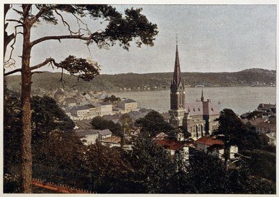 Rio de Janeiro, näkymä Morne de Glorialle, 1800-luvun loppu tekijältä Unknown artist