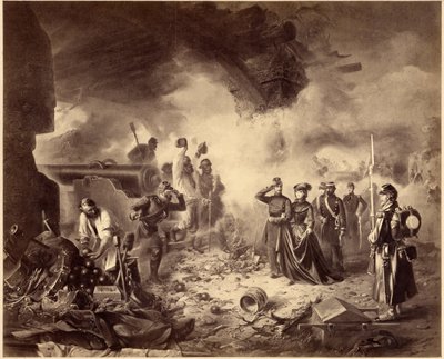 Risorgimento - Gaetan piiritys, 1860-1861. Yhdistymisen aikakausi, Italia, 1800-luku. Marie-Sophie tekijältä Unknown