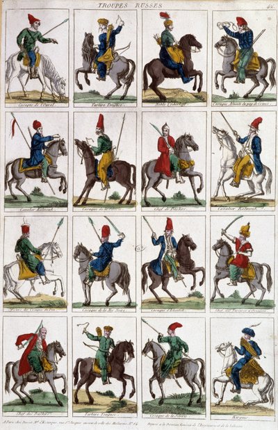 Russian Arm Horsemen - kaiverrus tekijältä Unknown artist