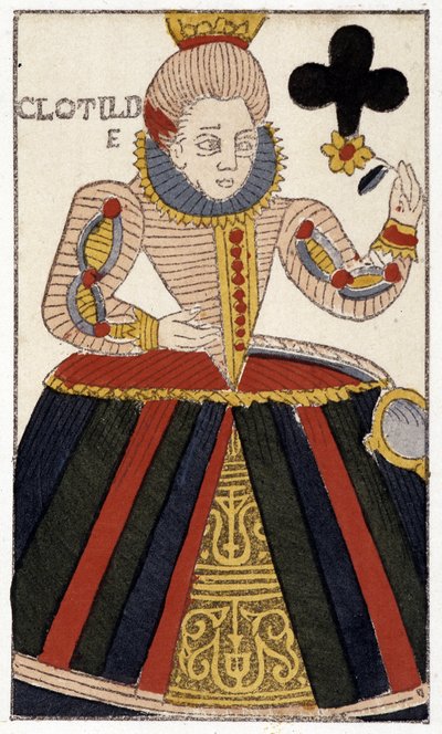 Saint Clothilde Kaikkien frankien kuningatar. - Pyhä Clothilde. tekijältä Unknown artist