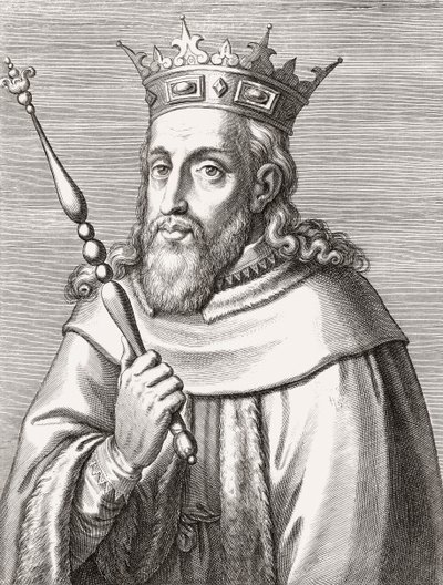Sancho II, Portugalin kuningas. Muotokuva. tekijältä Unknown artist