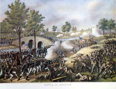 Secession War (1861 - 1865) tai Amerikan sisällissota: 17. syyskuuta tekijältä Unknown artist