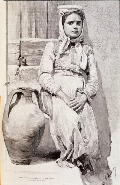 Sisilian tyttö tekijältä Unknown artist