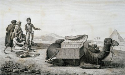 Leikkaus: Tohtori Larrey - julkaisussa "Egyptin kuvaus", Imperial Editions tekijältä Unknown artist