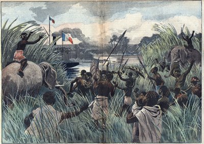 Tšadjärven haltuunotto (Afrikka) tekijältä Unknown artist