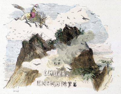 Tale: The Enchanted Horse - elokuvassa "Tuhat ja yksi yö", toim. Emile Guérin, kertonut Md Bondet, Paris, n.d. tekijältä Unknown artist