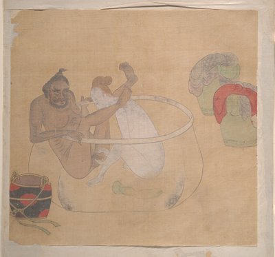 Tartar upseeri vaalean naisen kanssa tekijältä Unknown Artist