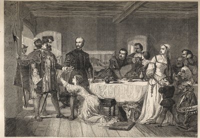 John Brownin, Ashfordin, Lollardin ja yhden ensimmäisistä marttyyreista pidätys Henry VII:n hallituskauden alkupuolella - 1517 - tekijältä Unknown artist