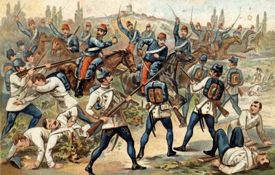 Solferinon taistelu (24. kesäkuuta tekijältä Unknown artist