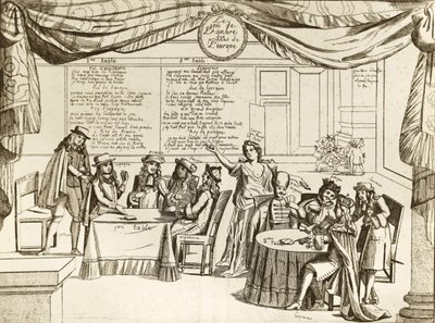 Euroopan ruhtinaiden hombren peli - Hombre, kansainvälisen politiikan metafora - 1685 - Hallitsemattomat hallitsijat leikkaavat Euroopan paloiksi, jotka "pelaavat" alueitaan kuin omaa omaisuuttaan - Satiiri seuraa Regensburgin Treveä, si tekijältä Unknown artist
