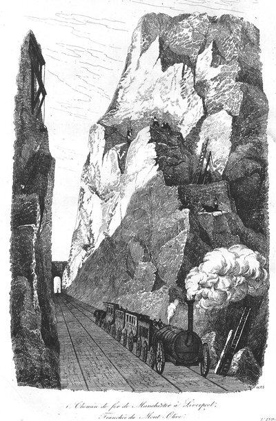 Rautatie Liverpoolista Manchesteriin: Olivevuoren hauta tekijältä Unknown artist