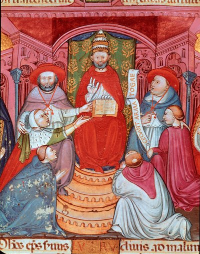 Antipaavi Klemens VII (Robert de Geneve) (1342-1394) julisti lakejaan" tekijältä Unknown artist