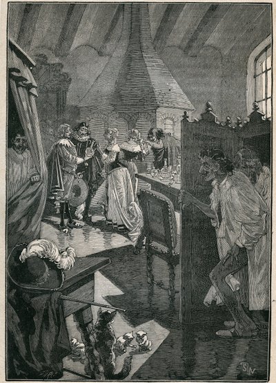 Lasin taide: lasintekijät. Kaiverrus vuodelta 1885 kirjassa "Les arts et metiers illustres", kirjoittanut Adolphe BITARD. tekijältä Unknown artist