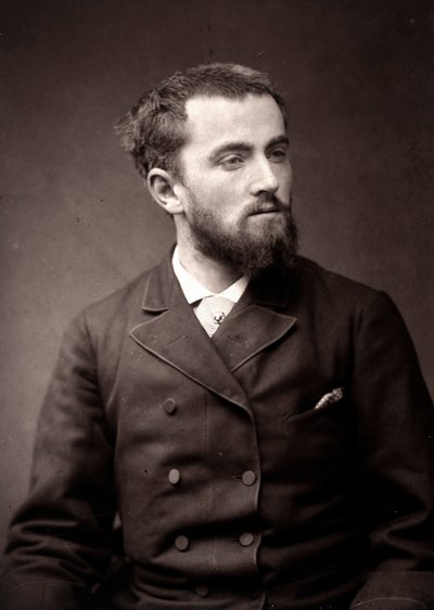 Taiteilija Camille-Alfred Pabst valokuvasi vuoden 1881 Pariisin salongin yhteydessä tekijältä Unknown