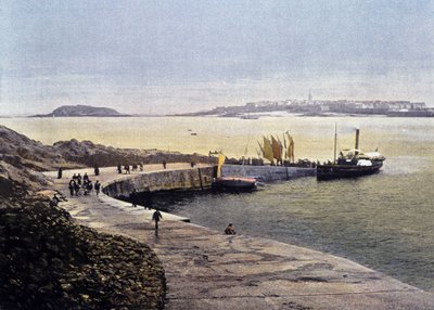 Saint-Malon lahti Dinardista - "" Ranskassa. Akvarellit Matkamuistot”, sd. 1800-luvulla tekijältä Unknown artist