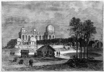 Pariisin observatorion laajennus vuonna 1883 tekijältä Unknown artist