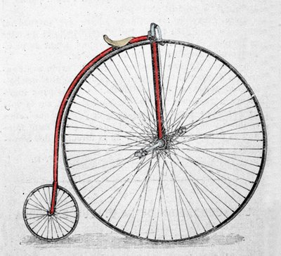 Grand bike eli grand bi (grand-bi) keksittiin vuosina 1865-1870. tekijältä Unknown artist