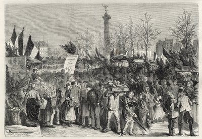 Kinkkumessut Boulevard Bourdonissa Pariisissa (Place de la Bastille) - 1868 - tekijältä Unknown artist